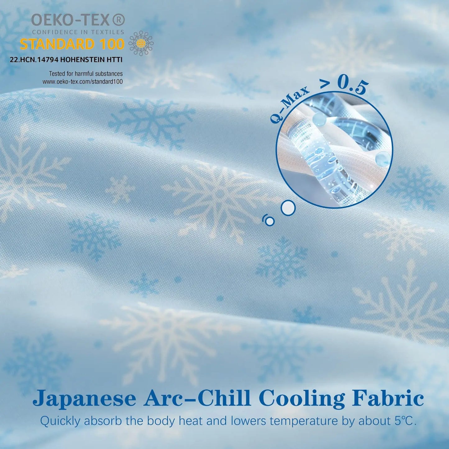 Orhopui Cooling Blanket with Double Sided Cold Effect