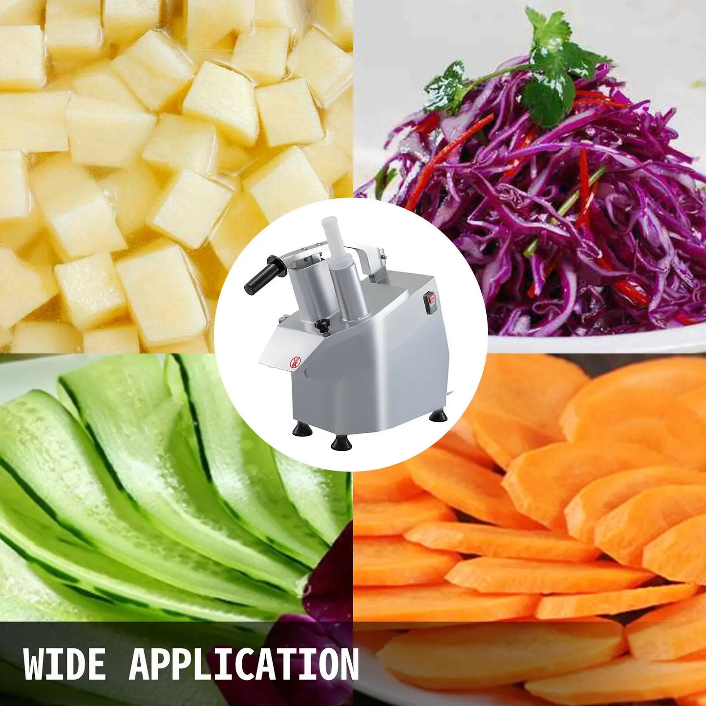 VEVOR Electric Vegetable Cutter Slicer Chopper