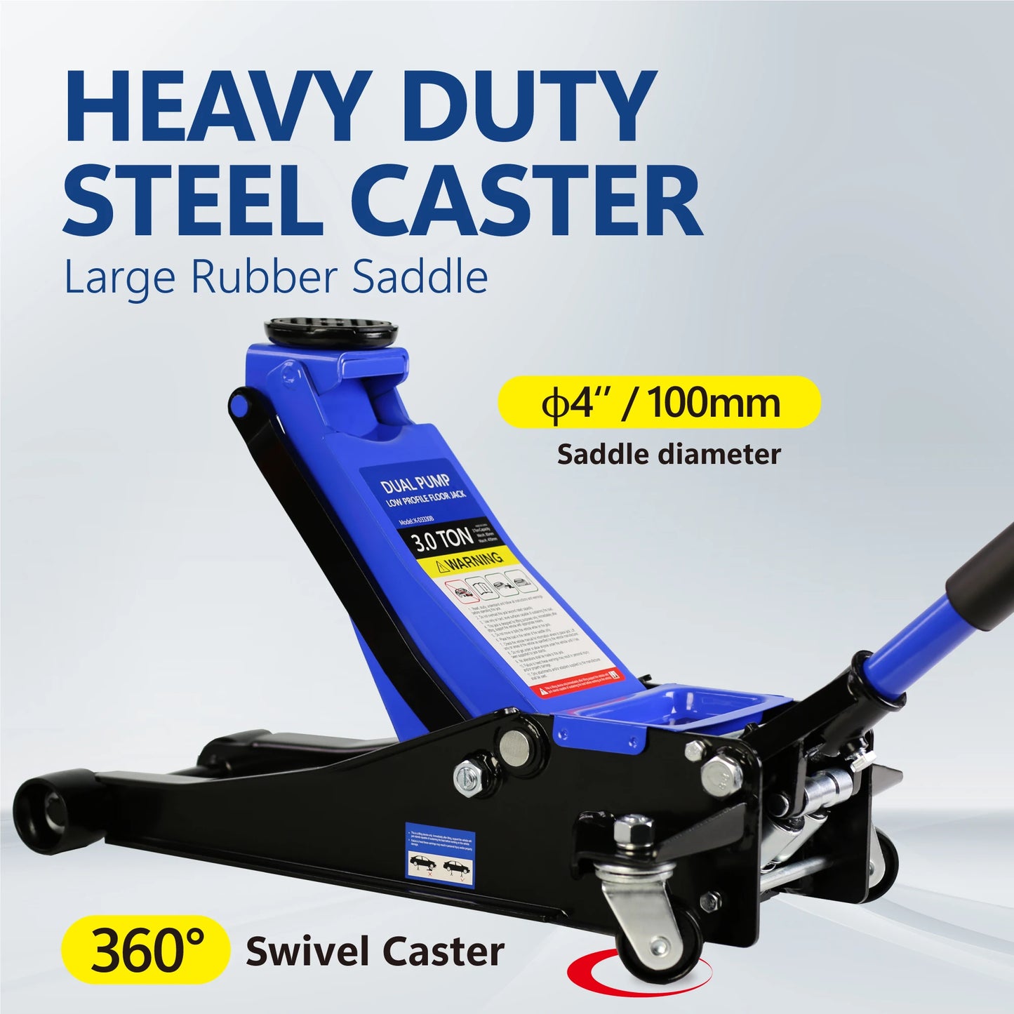 Hydraulic Low Profile and Steel Racing Floor Jack