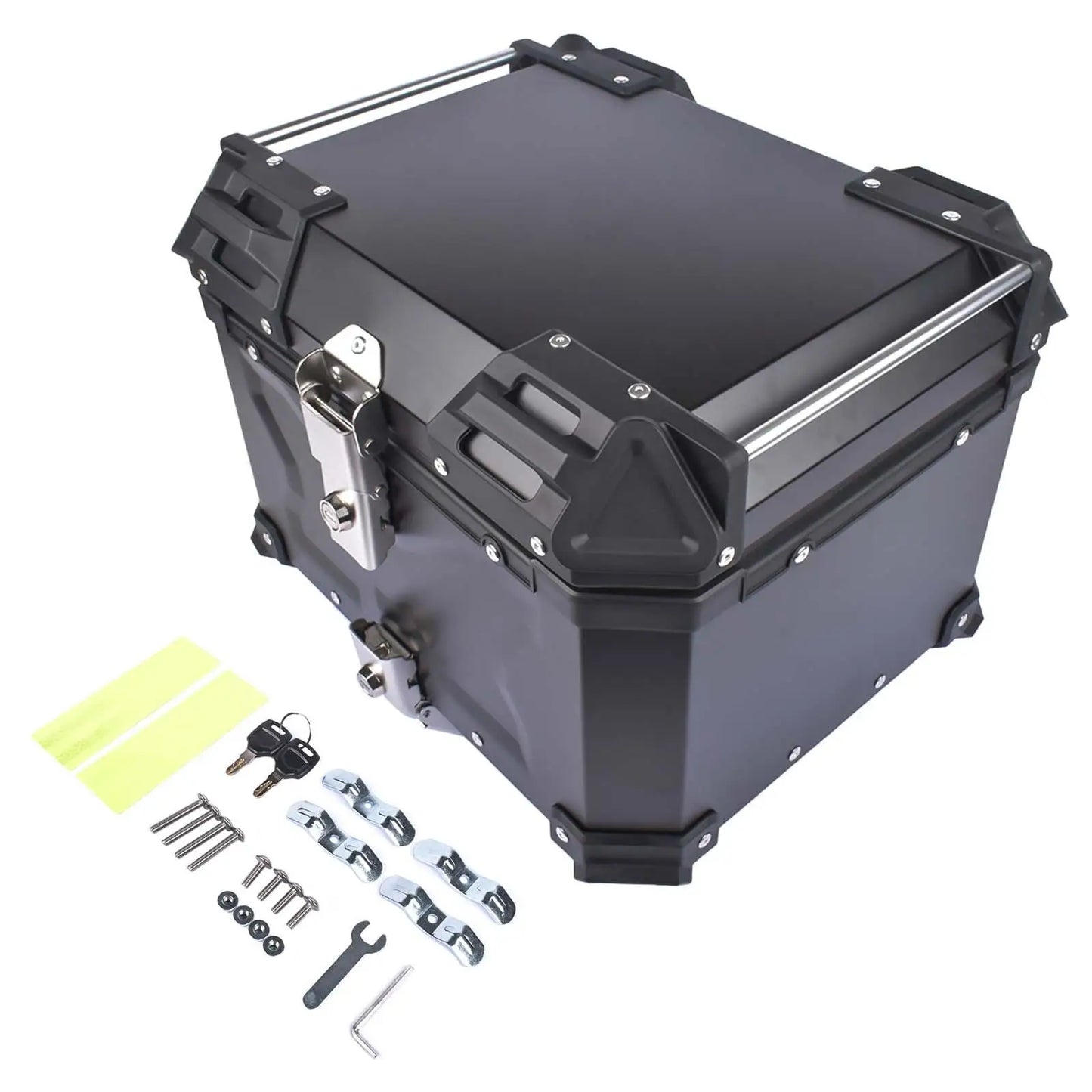 AP03 45L Balck Motorcycle Luggage Waterproof Tail Box Scooter Trunk Storage Top Case