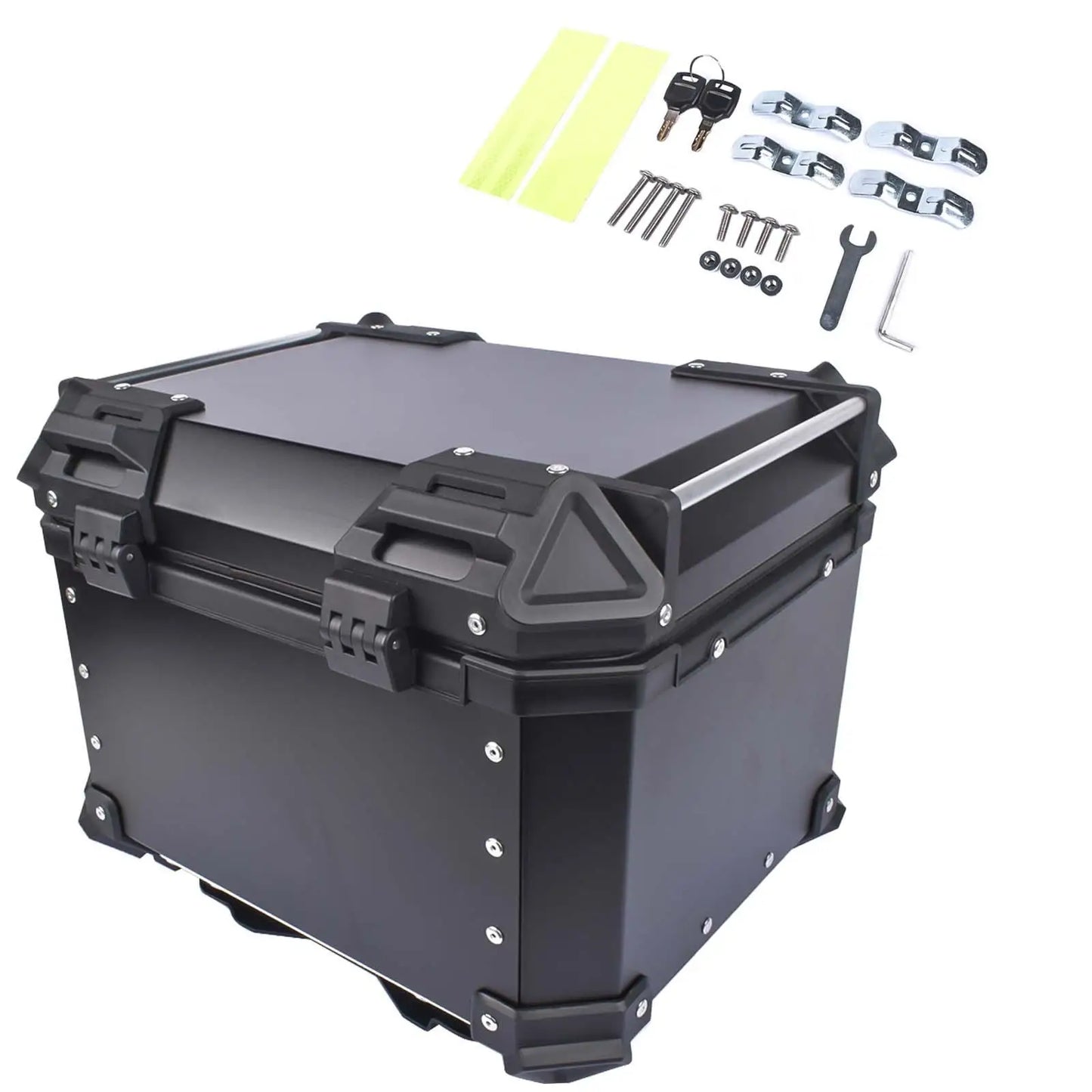 AP03 45L Balck Motorcycle Luggage Waterproof Tail Box Scooter Trunk Storage Top Case