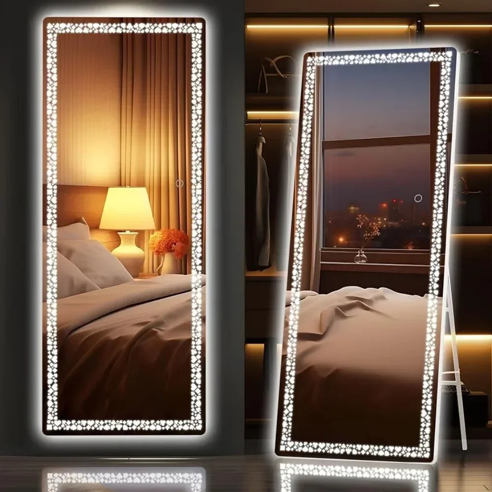 56" X 16" Led Mirror Full Length Mirror With Lights