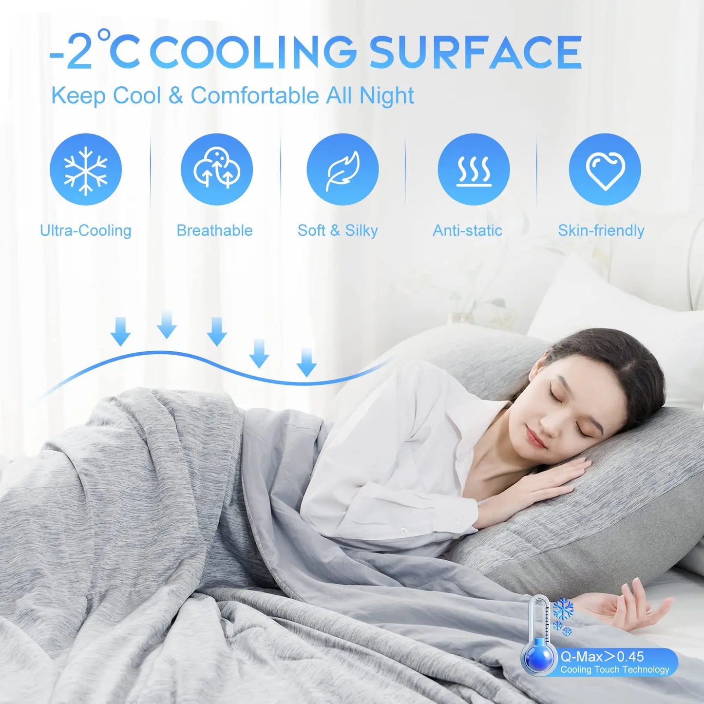 Orhopui Cooling Comforter, Cooling Blanket