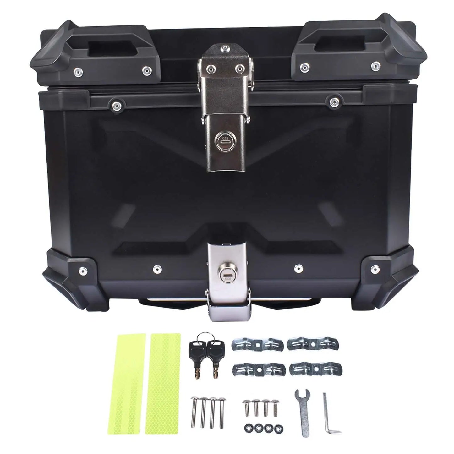 AP03 45L Balck Motorcycle Luggage Waterproof Tail Box Scooter Trunk Storage Top Case