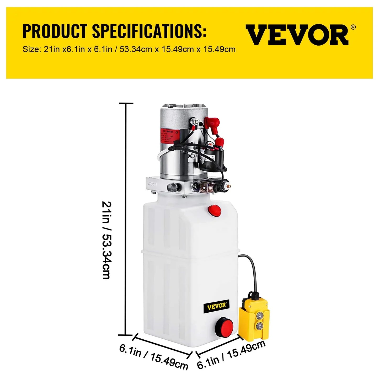 VEVOR Lifting Jack Hydraulic Pump Power Unit