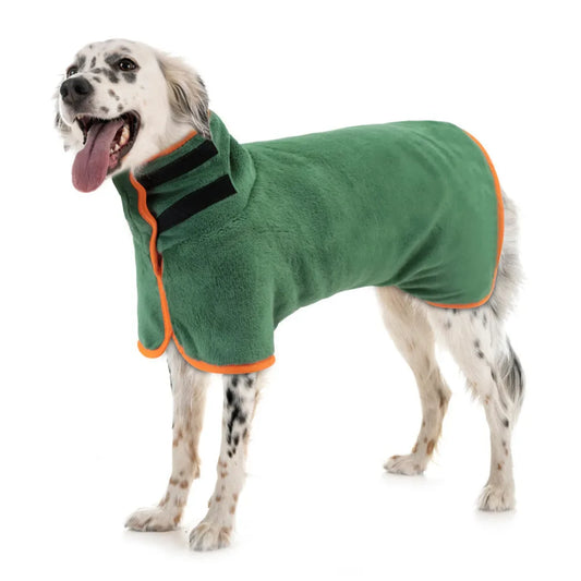 New Absorbent Microfiber Dog Towel - Prevents Water Splashes