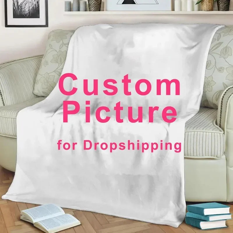 Custom Blanket With Words Picture Collage