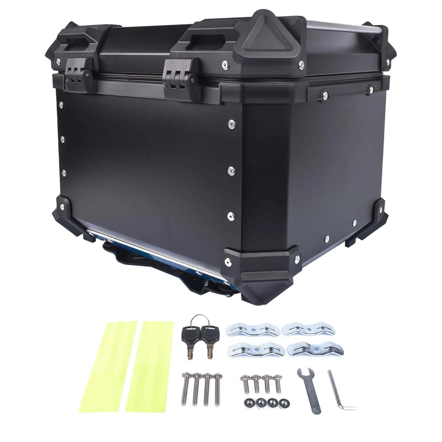 AP03 45L Balck Motorcycle Luggage Waterproof Tail Box Scooter Trunk Storage Top Case