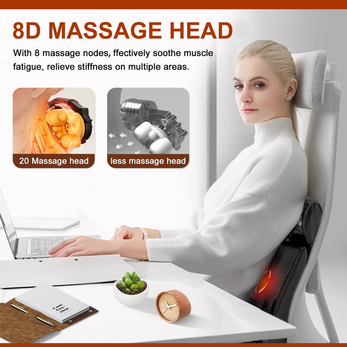 Back Massager Acupressure Back and Neck Massager